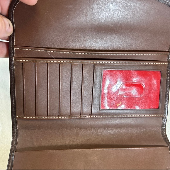 Dooney & Bourke Croc Embossed Leather shoulder Bag Matching Wallet & Dust Cover - Picture 10 of 16